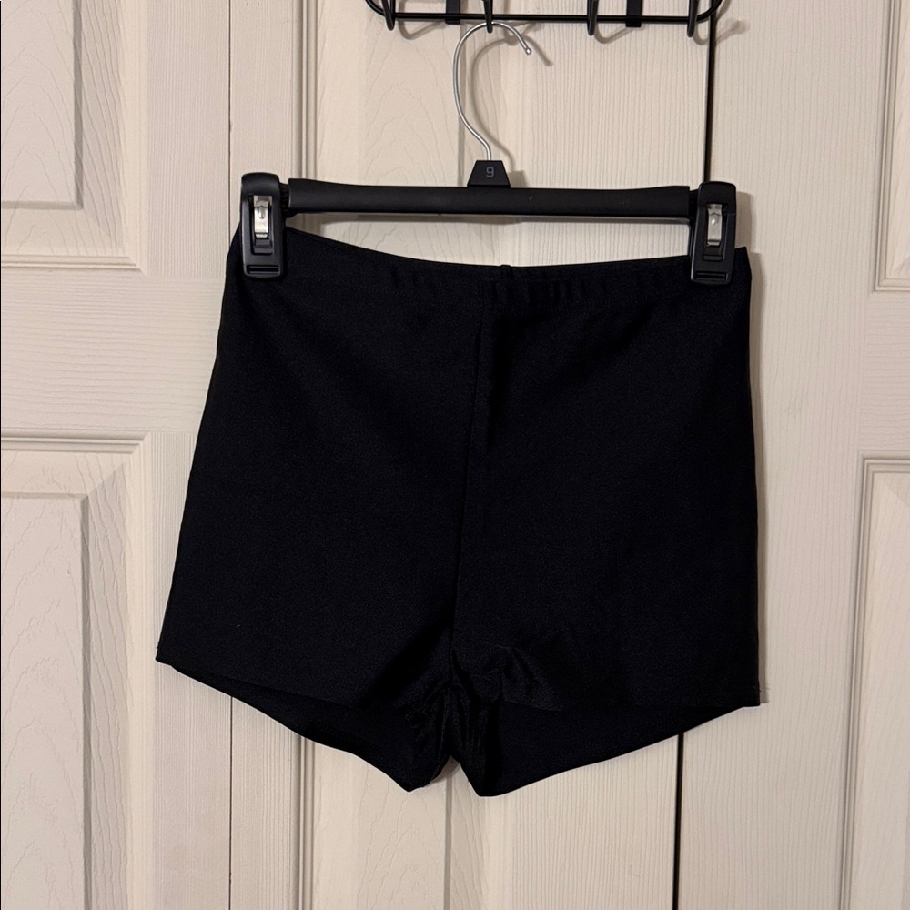 Windsor High Waist Black Shorts